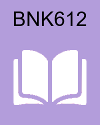 VU BNK612 Book