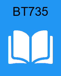 VU BT735 Book