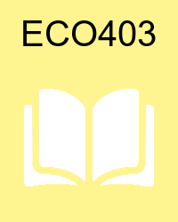 VU ECO403 - Macroeconomics handouts/book/e-book
