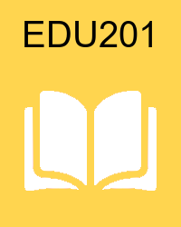VU EDU201 Lectures