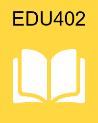 VU EDU402 Lectures