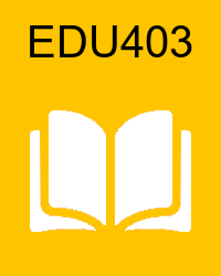 VU EDU403 Lectures