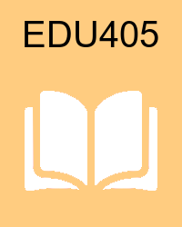 VU EDU405 Lectures