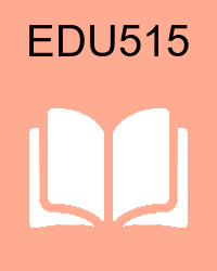 VU EDU515 Lectures