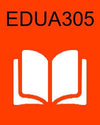 VU EDUA305 Lectures