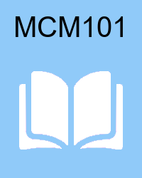 VU MCM101 Lectures