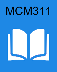 VU MCM311 Online Quizzes