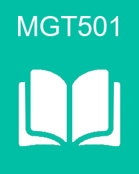 VU MGT501 Lectures