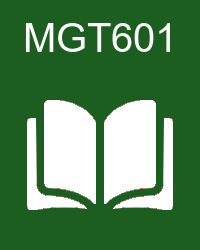VU MGT601 - SME Management handouts/book/e-book