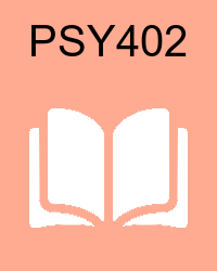 VU PSY402 - Experimental Psychology handouts/book/e-book