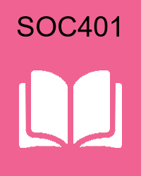 VU SOC401 Book