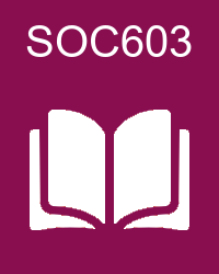 VU SOC603 - Sociology of Development online video lectures