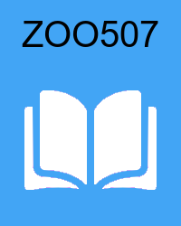 VU ZOO507 - Principles of Animal Ecology handouts/book/e-book