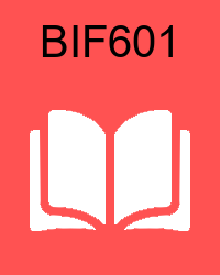 vu bif601  handouts