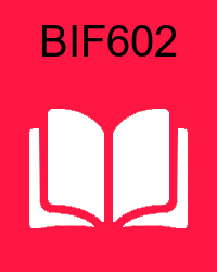 vu bif602  handouts