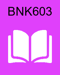 vu bnk603  Video Lectures