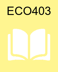 vu eco403  Solved Past Papers