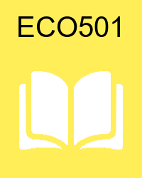 vu eco501  handouts