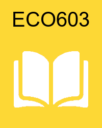 vu eco603  Video Lectures