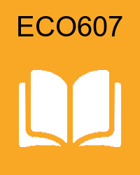 vu eco607  Video Lectures