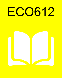 vu eco612  Video Lectures