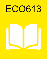 vu eco613  Video Lectures