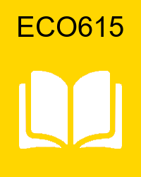 vu eco615  handouts