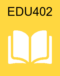 vu edu402  - Curriculum Development Video Lectures