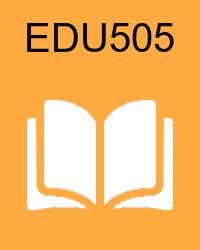 vu edu505  Video Lectures