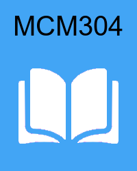 vu mcm304  handouts