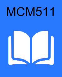 vu mcm511  Video Lectures