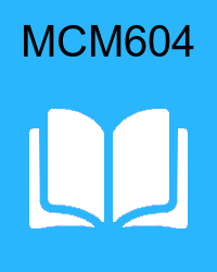 vu mcm604  handouts