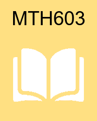 vu mth603  Video Lectures