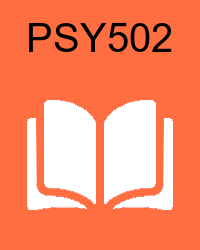 vu psy502  Video Lectures